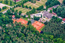 Luftaufnahme von Tennisclub Rülzheim im Bundesland Rheinland-Pfalz, Deutschland