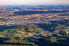 Stadtansicht an der Bergstraße aus Osten in Bensheim im Bundesland Hessen, Deutschland