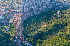 Luftaufnahme von Heppenheim im Bundesland Hessen, Deutschland