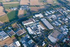 Heppenheim im Bundesland Hessen, Deutschland von oben