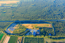 Deponie des ZAKB - Zweckverband Abfallwirtschaft Kreis Bergstraße im Ortsteil Hüttenfeld in Lampertheim im Bundesland Hessen, Deutschland