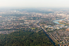 Ortsteil Gartenstadt in Mannheim im Bundesland Baden-Württemberg, Deutschland