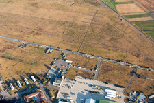 Luftbild von Sandhofen, Coleman Baracks in Mannheim im Bundesland Baden-Württemberg, Deutschland