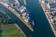 Neckarspitze Mühlauhafen im Ortsteil Innenstadt in Mannheim im Bundesland Baden-Württemberg, Deutschland