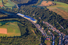 Industriegebiet W mit Weidler Speditions GmbH im Ortsteil Thalfröschen in Thaleischweiler-Fröschen im Bundesland Rheinland-Pfalz, Deutschland