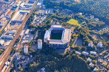 Fritz-Walter Stadion des FCK auf dem Betzenberg in Kaiserslautern im Bundesland Rheinland-Pfalz, Deutschland