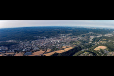 Panorama in Kaiserslautern im Bundesland Rheinland-Pfalz, Deutschland