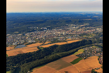 Stadtübersicht aus Norden in Kaiserslautern im Bundesland Rheinland-Pfalz, Deutschland