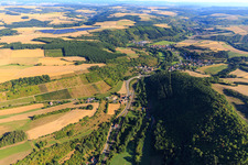 Luftbild von Weinbege im Alsenztal im Ortsteil Cölln in Mannweiler-Cölln im Bundesland Rheinland-Pfalz, Deutschland