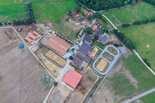 Islandpferdegestüt Kronshof im Ortsteil Ellringen in Dahlenburg im Bundesland Niedersachsen, Deutschland