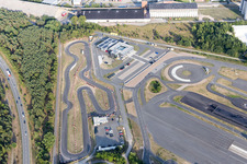 Kartbahn Lüneburg und ADAC Fahrsicherheitszentrum Hansa in Embsen im Ortsteil Wagenhorst im Bundesland Niedersachsen, Deutschland
