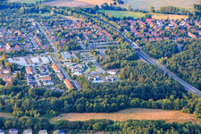 Campus- Gebäude der Werum Software & Systems AG und Werum IT Solutions GmbH in Lüneburg im Ortsteil Lüne-Moorfeld im Bundesland Niedersachsen, Deutschland