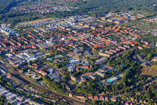 Bleckeder und Dahlenburger Landstraße in Lüneburg im Bundesland Niedersachsen, Deutschland