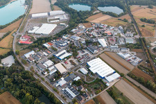 Technische Anlagen im Industriegebiet in Hagenbach im Bundesland Rheinland-Pfalz, Deutschland