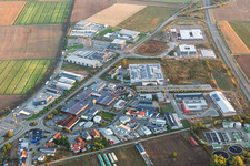Rülzheim im Bundesland Rheinland-Pfalz, Deutschland von oben gesehen
