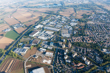 Heppenheim im Bundesland Hessen, Deutschland aus der Luft
