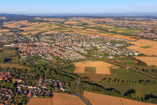 Ortsansicht aus Osten in Reinheim im Bundesland Hessen, Deutschland