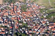 Luftbild von Ortsteil Semd in Groß-Umstadt im Bundesland Hessen, Deutschland