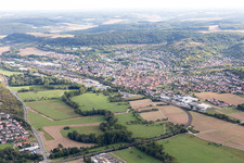 Luftbild von Ortsteil Lauda in Lauda-Königshofen im Bundesland Baden-Württemberg, Deutschland
