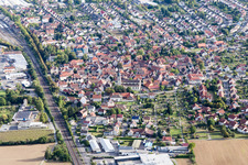 Ortsteil Lauda in Lauda-Königshofen im Bundesland Baden-Württemberg, Deutschland von oben