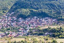 Luftbild von Ortsteil Oberlauda in Lauda-Königshofen im Bundesland Baden-Württemberg, Deutschland
