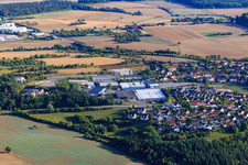 Industriegebiet Daimlerstraße mit AZO GmbH & Co. KG in Osterburken im Bundesland Baden-Württemberg, Deutschland