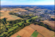 Luftaufnahme von Kirnautal aus Nordosten in Osterburken im Bundesland Baden-Württemberg, Deutschland
