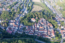 Drohnenbild von Adelsheim im Bundesland Baden-Württemberg, Deutschland