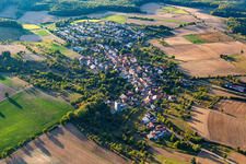 Hasselbach von Westen in Sinsheim im Bundesland Baden-Württemberg, Deutschland