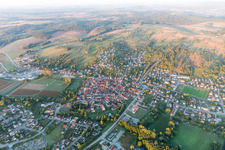 Wœrth im Bundesland Bas-Rhin, Frankreich aus der Luft betrachtet