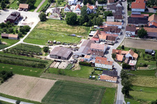 Wiesenstr im Ortsteil Mühlhofen in Billigheim-Ingenheim im Bundesland Rheinland-Pfalz, Deutschland