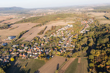 Luftbild von Oberdorf-Spachbach im Bundesland Bas-Rhin, Frankreich
