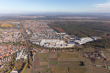 Graben-Neudorf, SEW-EURODRIVE GmbH & Co KG im Bundesland Baden-Württemberg, Deutschland aus der Luft betrachtet