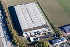 Forst, Industriegebiet an der A5 im Bundesland Baden-Württemberg, Deutschland