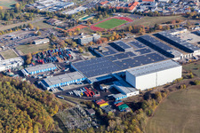 Technische Anlagen im Industriegebiet IP Industriepark Östringen GmbH & Co. KG in Östringen im Bundesland Baden-Württemberg, Deutschland
