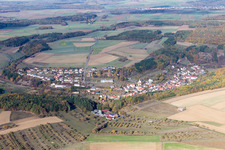 Waldstetten von Süden in Höpfingen im Bundesland Baden-Württemberg, Deutschland