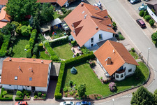 Drohnenaufname von Klingbachstr in Steinweiler im Bundesland Rheinland-Pfalz, Deutschland
