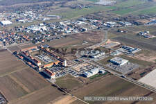 Luftaufnahme von Pfizenmeier Fitness in Neustadt an der Weinstraße im Bundesland Rheinland-Pfalz, Deutschland