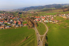 Hexentalstr im Ortsteil Biezighofen in Wittnau im Bundesland Baden-Württemberg, Deutschland