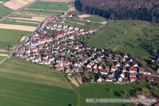 Schrägluftbild von Heuweiler im Bundesland Baden-Württemberg, Deutschland