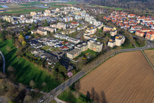 Denzlingen von Südwesten im Bundesland Baden-Württemberg, Deutschland