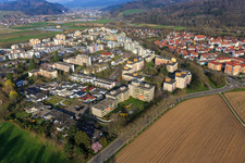 Luftbild von Denzlingen von Südwesten im Bundesland Baden-Württemberg, Deutschland