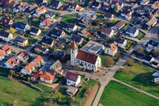 Kirche St. Felix und Regula im Ortsteil Unterreute in Reute im Bundesland Baden-Württemberg, Deutschland