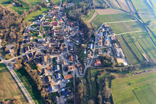 Bottingen aus Norden in Teningen im Bundesland Baden-Württemberg, Deutschland