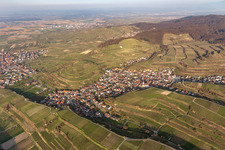 Luftbild von Kiechlinsbergen in Endingen am Kaiserstuhl im Bundesland Baden-Württemberg, Deutschland