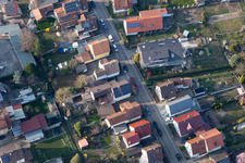 Drohnenaufname von Waldstr in Kandel im Bundesland Rheinland-Pfalz, Deutschland