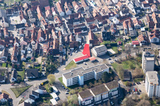 Bürogebäude des Verwaltungs- und Geschäftshauses des DRK-Rettungsdienst Südpfalz GmbH in Kandel im Bundesland Rheinland-Pfalz, Deutschland