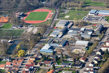 Schulzentrum in Kandel im Bundesland Rheinland-Pfalz, Deutschland