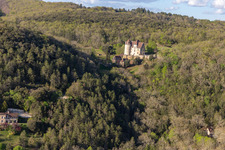 Luftbild von Panasou in Bézenac im Bundesland Dordogne, Frankreich