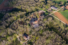 Luftbild von Lou Castel in Castelnaud-la-Chapelle im Bundesland Dordogne, Frankreich